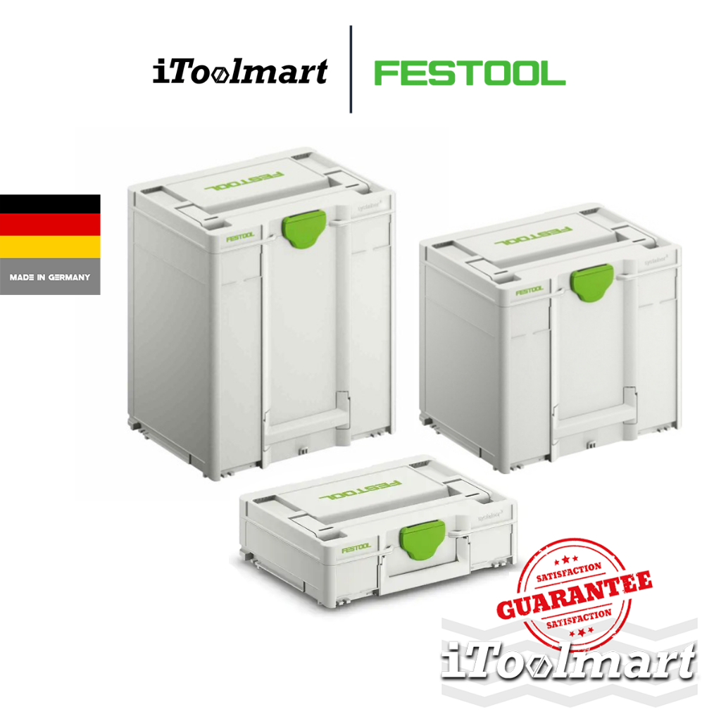 FESTOOL กล่องเครื่องมือ SYSTAINERS SYS3 M / SYS3 L มีรุ่นให้เลือก
