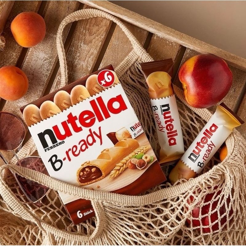Nutella B-ready นูเทลล่า บีเรดดี้ บิสกิต สอดไส้ ช็อคโกแลต นูเทลล่า เวเฟอร์