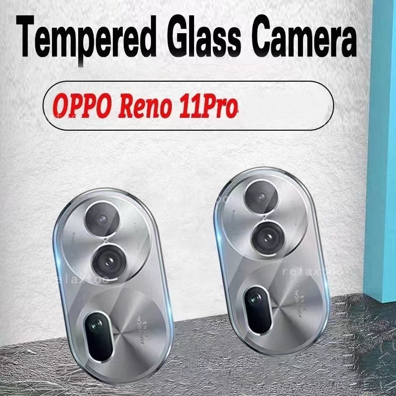 ฟิล์มกระจกกันรอย เลนส์กล้อง เต็มเลนส์ Oppo  Reno11 Reno11pro Reno11F สำรับรุ่น Oppo  Reno11 Pro