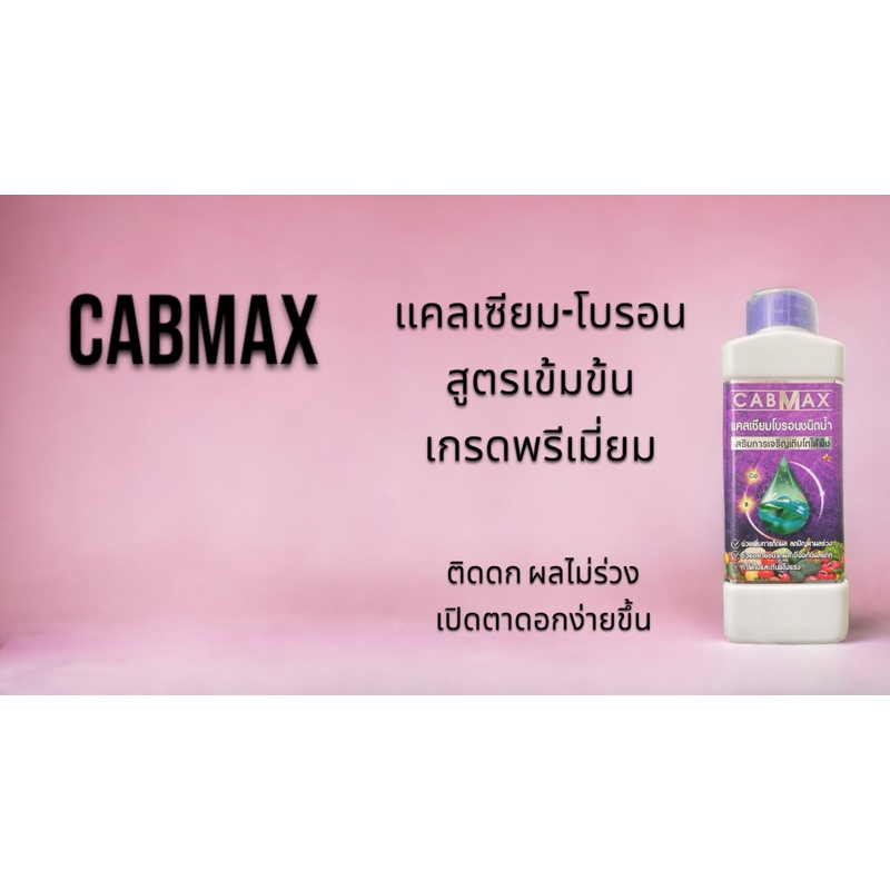 ปุ๋ยน้ำ Vamax Cabmax (ยกลัง)ธาตุอาหารรวม + แคลเซียมโบรอน (โปรสุดคุ้ม ซื้อ 1 แถม 1 )