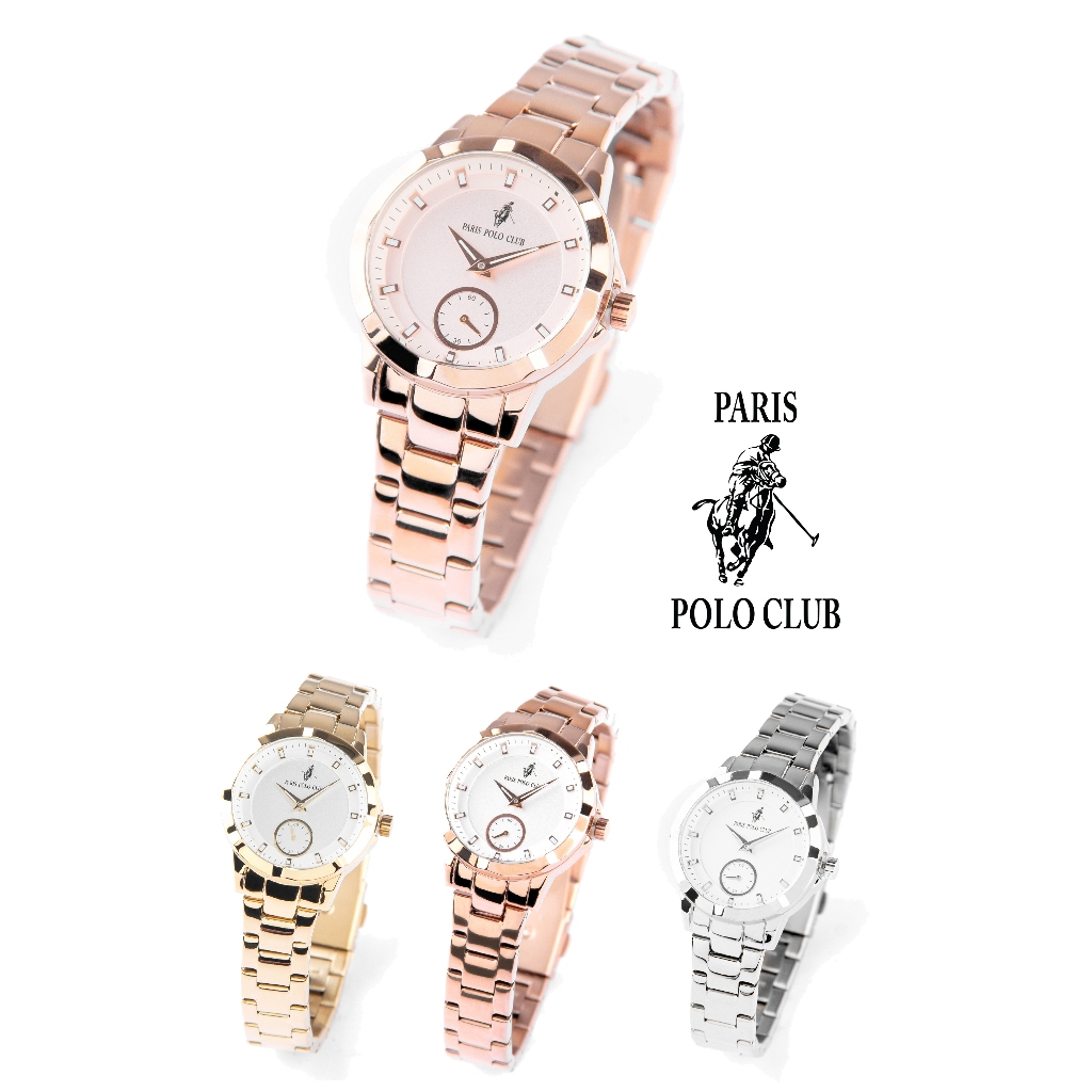 นาฬิกา Paris Polo Club 3PP-2009702L ผู้หญิง ของแท้ สินค้าใหม่ รับประกันศูนย์ไทย 1 ปี