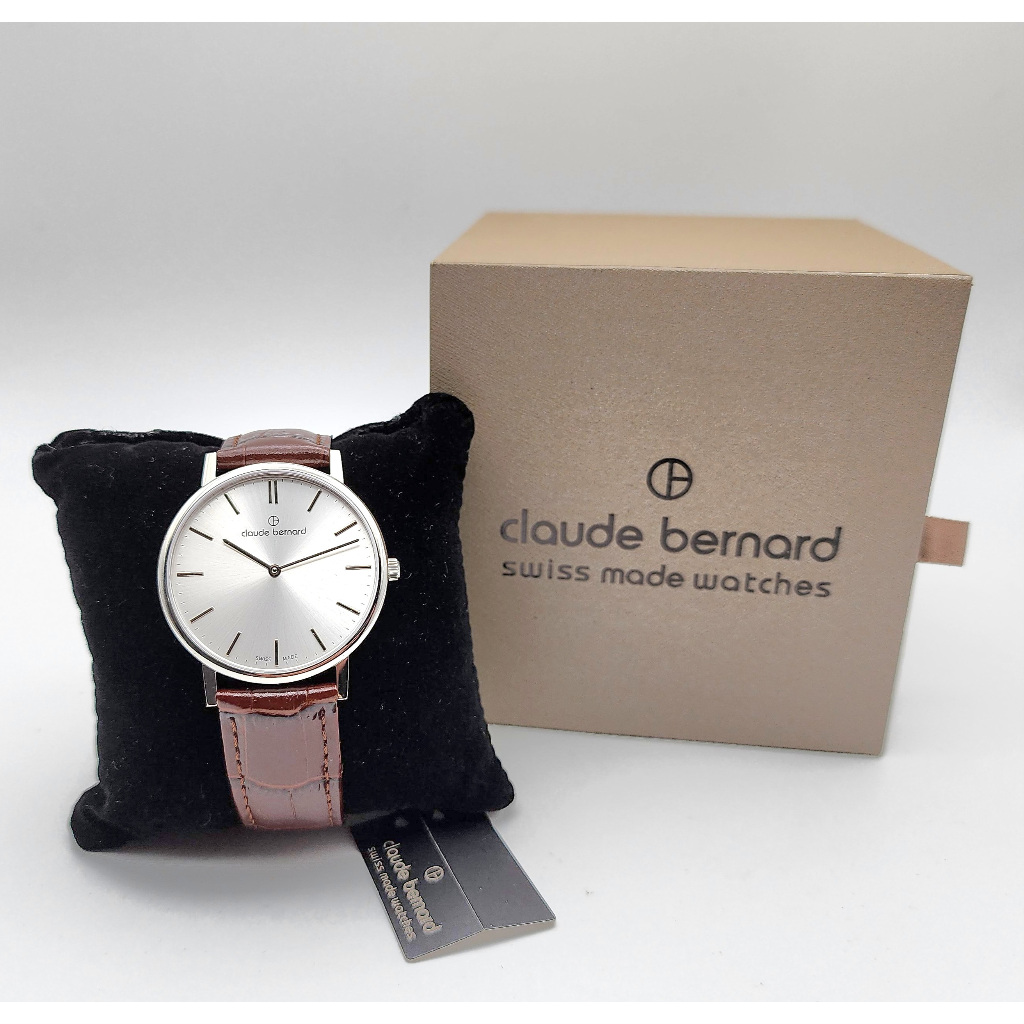 นาฬิกา CLAUDE BERNARD MEN'S 20214.3 AIN BY EDOX SWISS QUARTZ WATCH 39 MM พร้อมกล่อง (ใหม่)