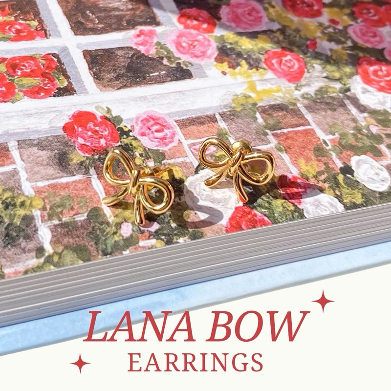 Thelucy Lana bow earrings ต่างหูโบว์