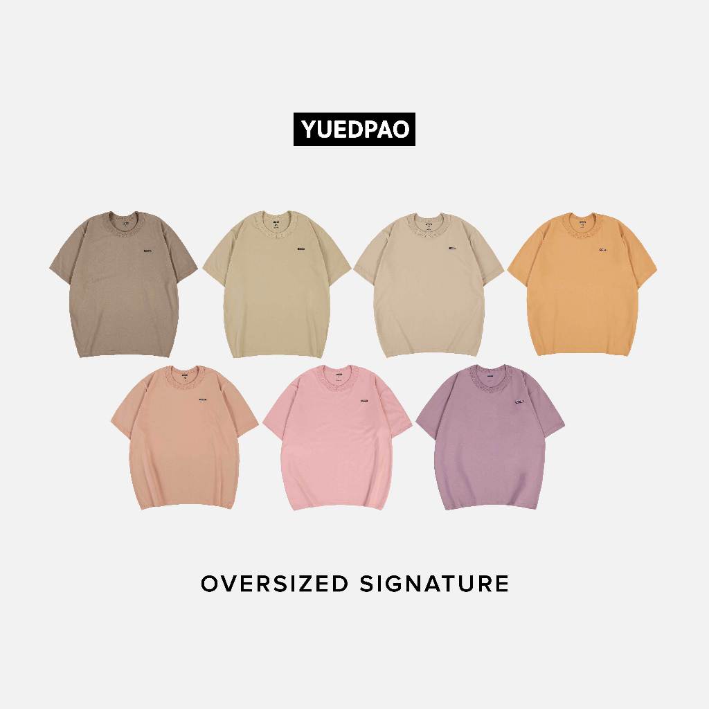[LIVE!] Yuedpao No.1 เสื้อยืด Signature Oversize Summer ผ้าหนาทรงสวย ยับยากรีดง่าย