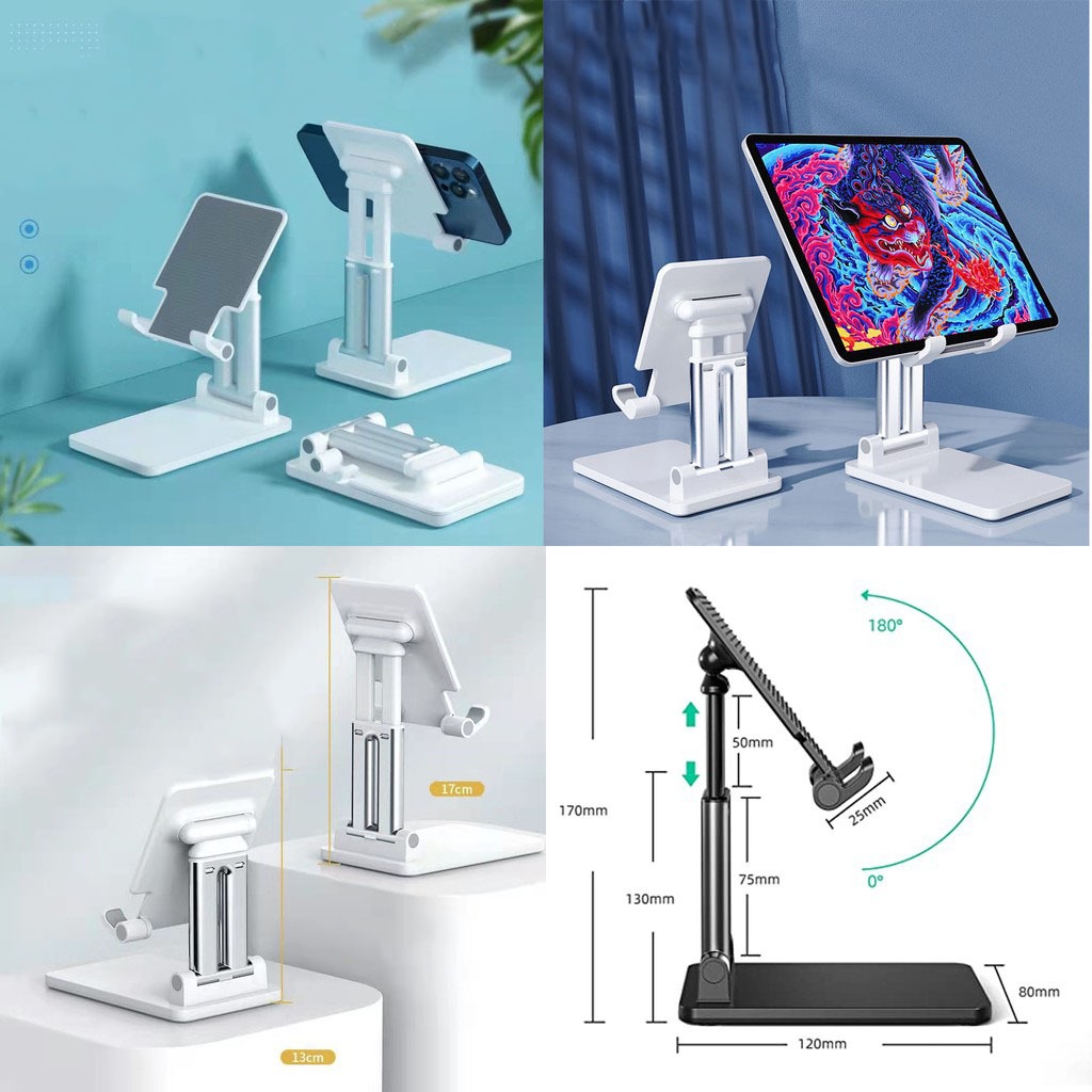 ที่วางโทรศัพท์,โต๊ะปรับมุมได้หลายมุมที่วางโทรศัพท์มือถือแท็บเล็ตสำหรับ มือถือและ โน๊ตบุ๊ค - 1