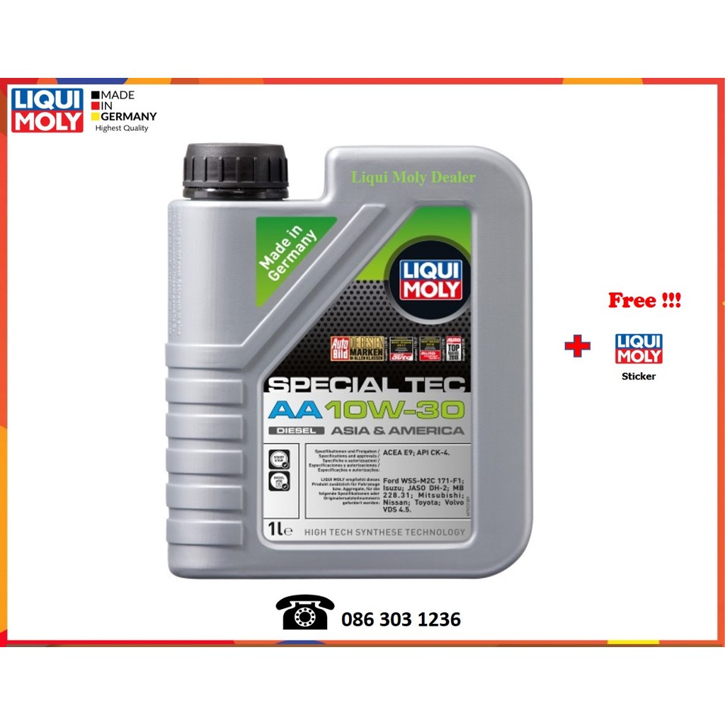 Liqui Moly น้ำมันเครื่อง Special Tec AA 10W-30 Diesel 1L.