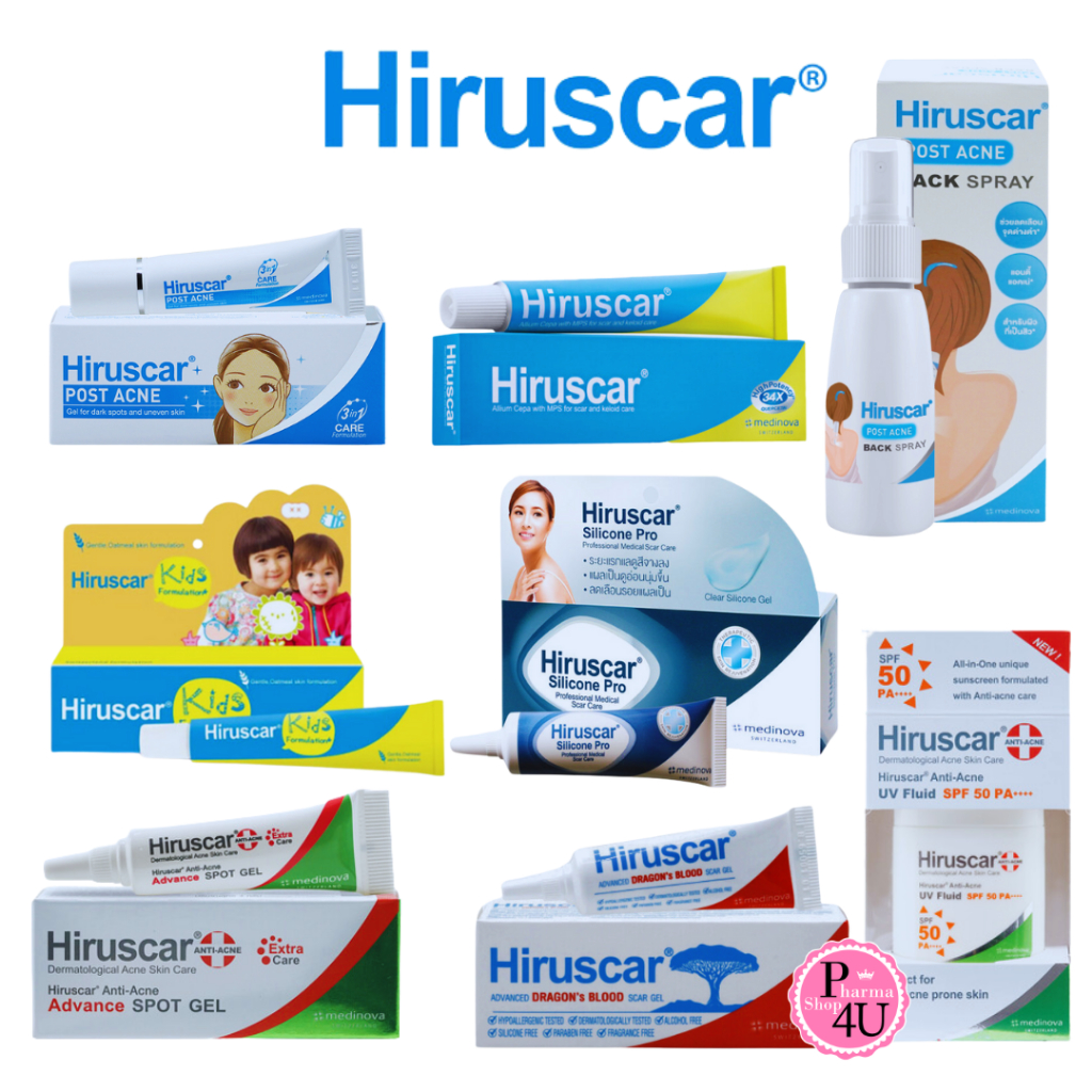 HIRUSCAR Gel/POSTACNE/ANTI ACNE UV FLUID/SILICONE PRO/HIRUSCAR KID/ANTI-ACNE/BACK SPRAY/Dragon's #L1