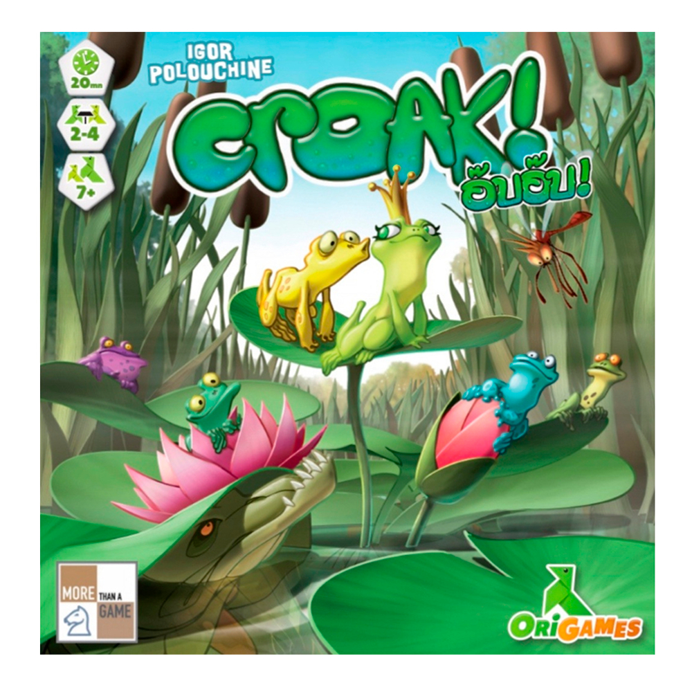 CROAK! อ๊บ อ๊บ! TH/EN- Board Game บอร์ดเกม - Tower Tactic Games ทาวเวอร์ แทคติก เกม