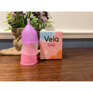 ถ้วยอนามัยรองประจำเดือน Vela ชุดพร้อมกล่องต้มฆ่าเชื้อ