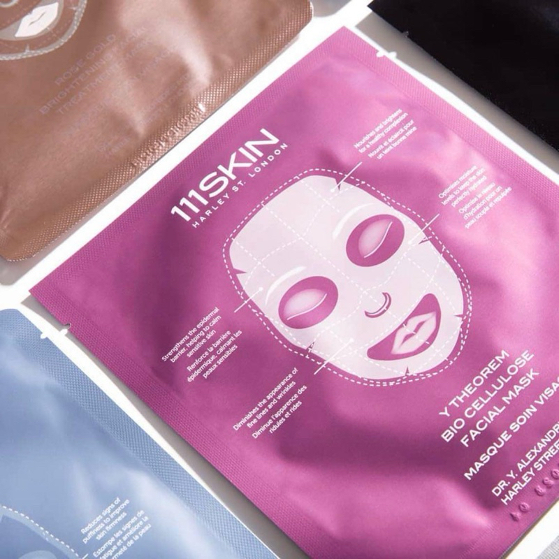 111Skin Y Theorem Biocellulose Mask (สีม่วง)