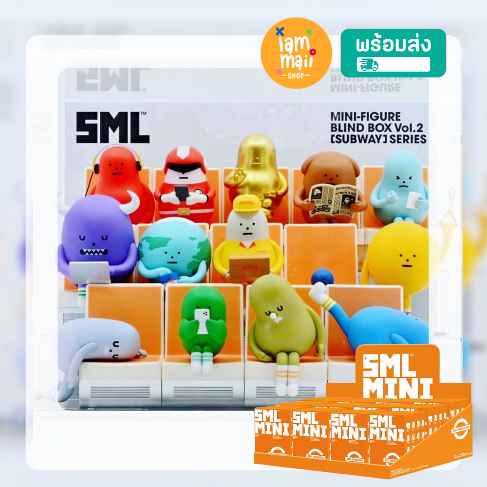 [ยกบ็อค] Sticky Monster Mini Figure SML Subway Series POPMART พร้อมส่ง กล่องสุ่ม ของเล่น ของสะสม