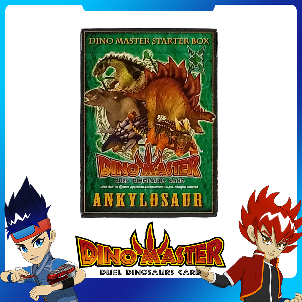 การ์ดไดโนมาสเตอร์ DINOMASTER แบบมินิเดค Mini Deck รุ่น ANKYLOSAUR สำหรับสะสมเท่านั้น