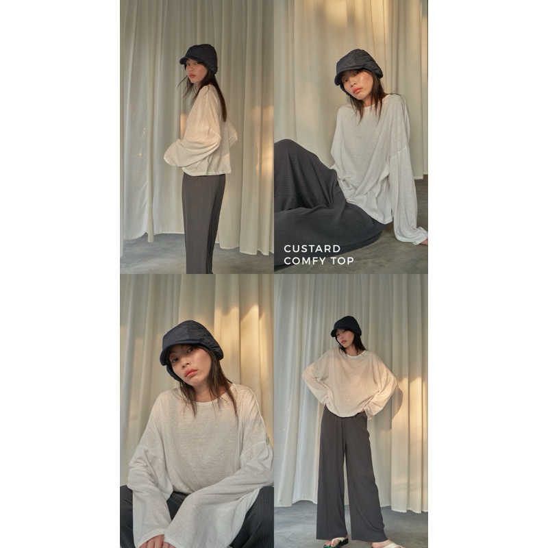 FADTHINGS : custard comfy top 🍎 remake 2025 รูปที่ 3
