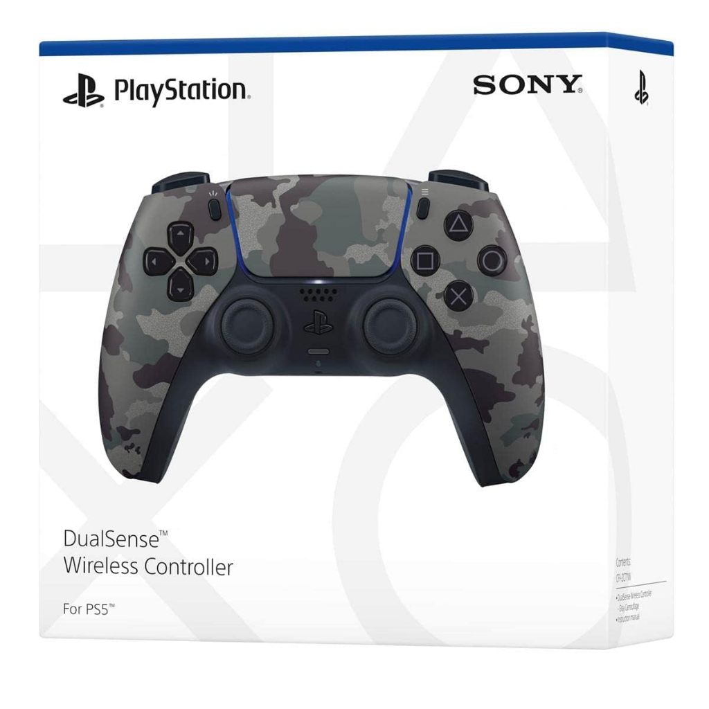 PlayStation 5 DualSense Wireless Controller Gray Camouflage
