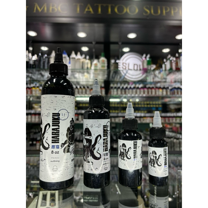 HARAJUKU หมึกดำสักร่างกายแท้100%🇺🇸 USA🇺🇸 ร้านค้าในไทยส่งไว