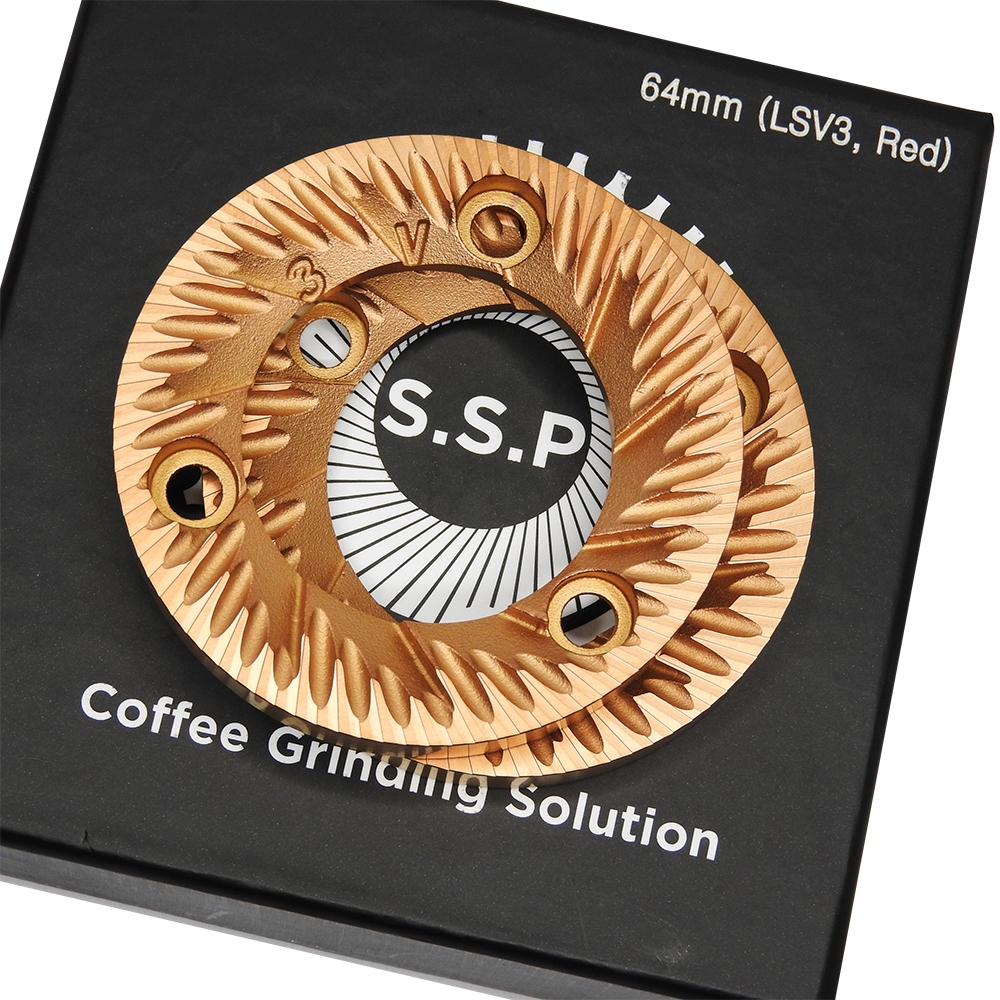SSP Redspeed Labsweet V3 for Espresso and Pour-over เฟืองบดกาแฟ เคลือบเรดสปีด สำหรับบดกาแฟเอสเปรสโซและดริป by VANIVITO
