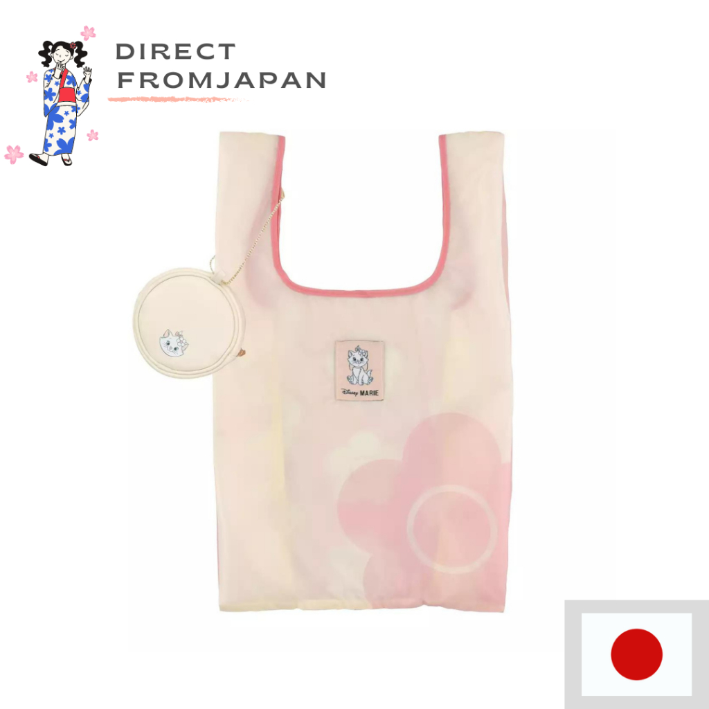 MARY QUANT Disney Marie Stylish Cat Shopping Bag with Pouch [Direct from Japan]