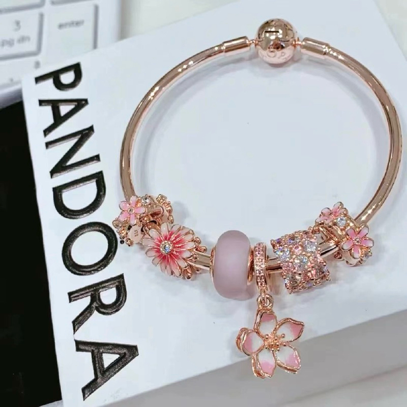 [ส่งจากกรุงเทพ]P เงิน925 สร้อยข้อมือ กำไล ลูกปัดอัญมณี ลูกปัด สร้อยข้อมือคู่ Galaxy Bracelet เครื่องประดับแฟชั่น