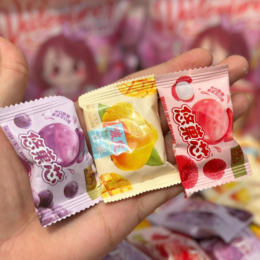 1แถม1 เยลลี่ปอกเปลือก ถุงละ500g. ตุ๊กกี้ตัวแสบ