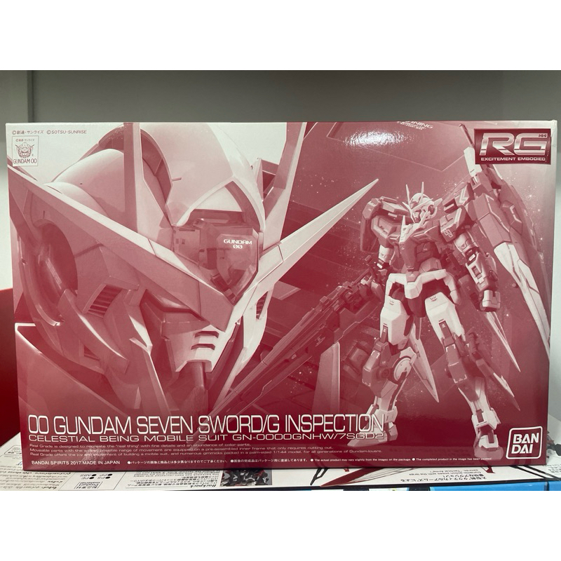 [P-Bandai] RG 1/144 OO Gundam Seven Sword/G Inspection