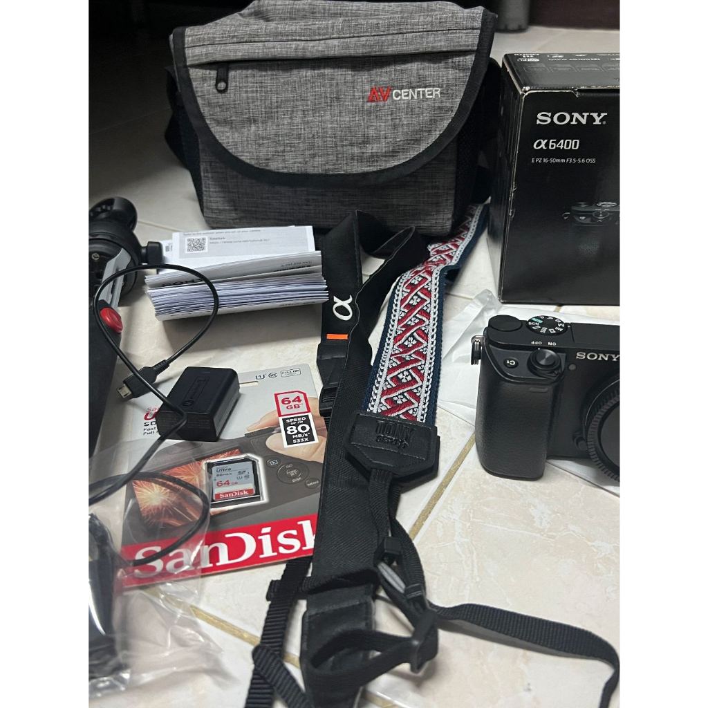 Sony A6400 Body and Accessories (มือสอง)