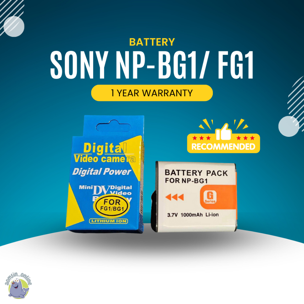 [ประกันแบต 1 ปี] แบตกล้อง Sony NP-BG1/FG1 Battery Pack Sony NP-BG1/FG1 (0174)