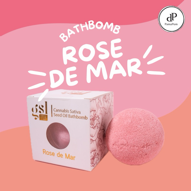 GSL CBD Bath สบู่สกัดจากน้ำมันกัญชา สบู่ทำฟอง ในอ่างอาบน้ำ กลิ่น ‘Rose de mar’ และ ‘Vert de venus’