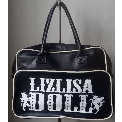 กระเป๋าเดินทางหนัง Liz Liza Doll ใบใหญ่ สะพายไหล่ได้ ขนาด 17 × 12 นิ้ว