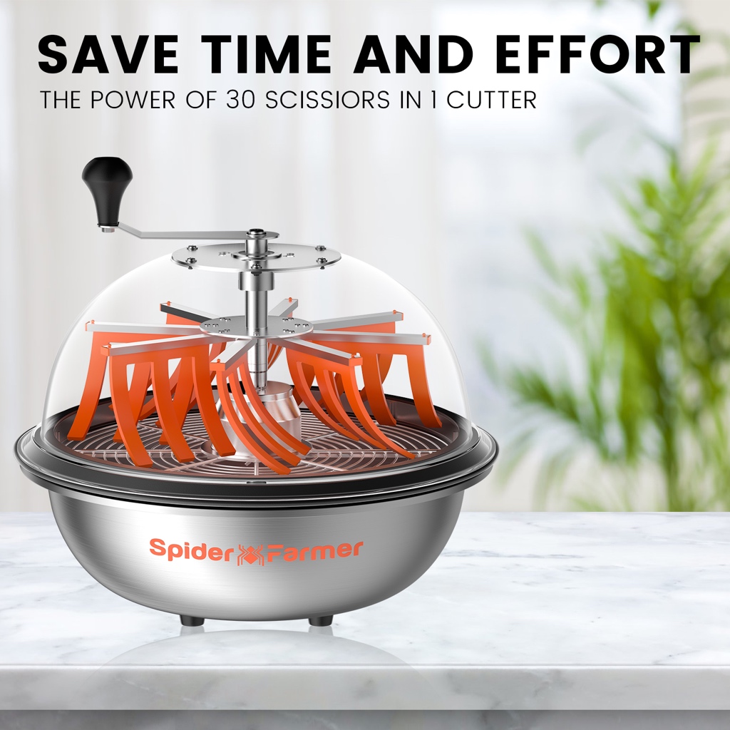 Spider Farmer Bud Leaf Bowl Trimmer เครื่องทริม เครื่องตัดแต่งดอกไม้