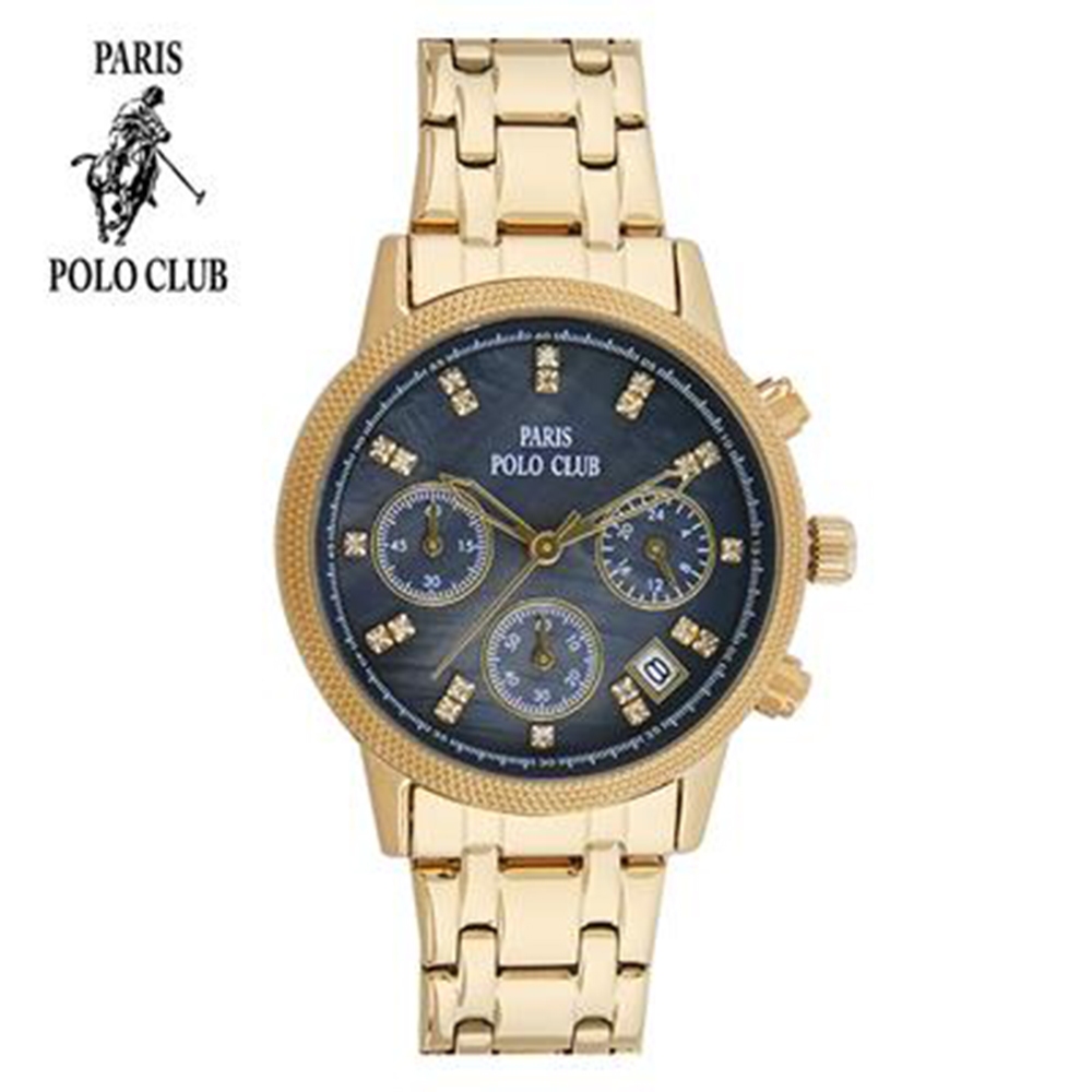 Paris Polo Club นาฬิกาข้อมือผู้หญิง สายสแตนเลส รุ่น PPC-231103