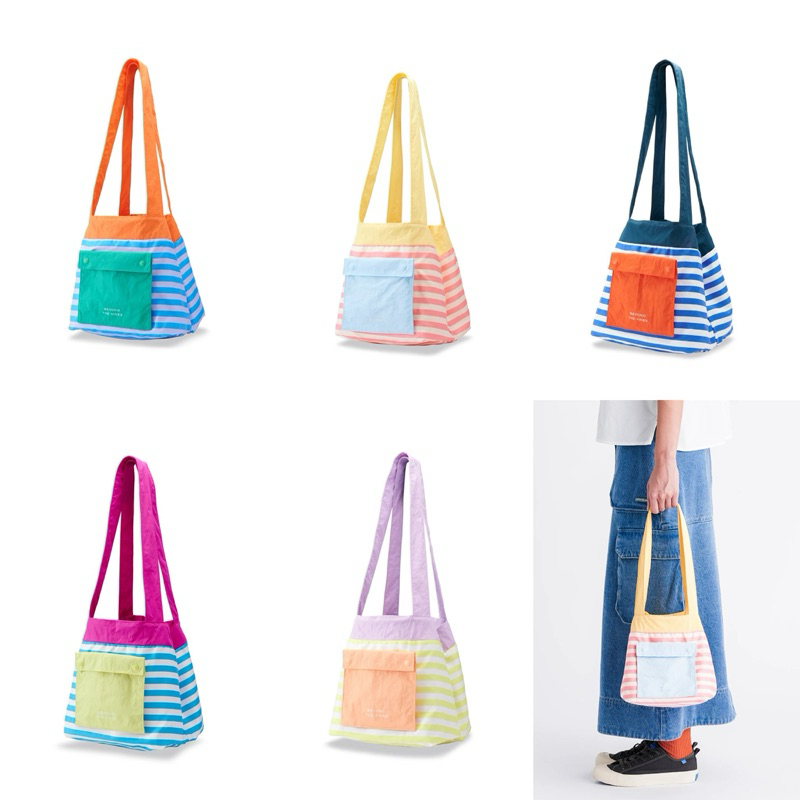 [พรีออเดอร์] กระเป๋า beyond the vines รุ่น Striped Mini Reversible Bag ของรอบถัดไปถึงไทย 20/11