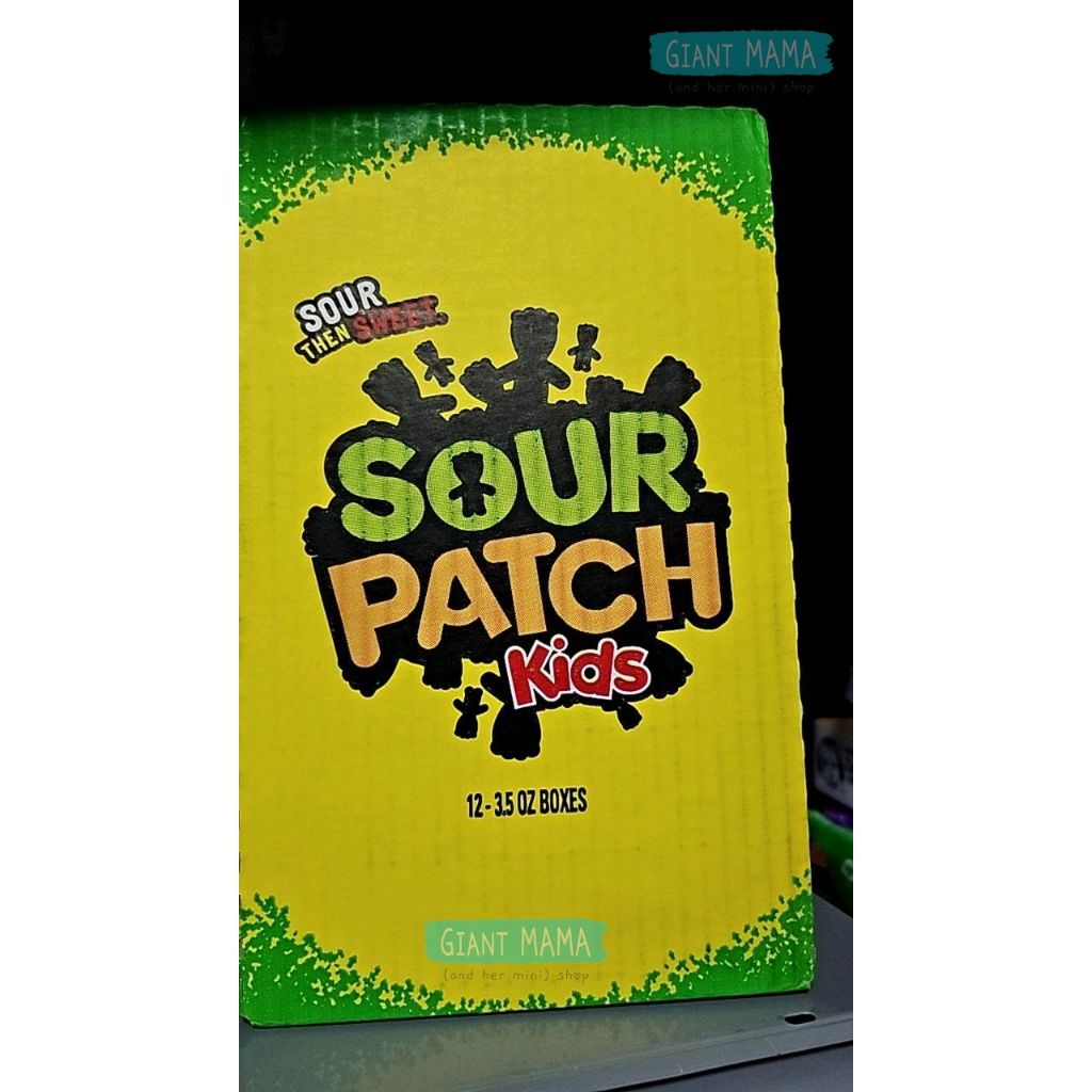 ยกกล่อง sourpatch 3.5oz (1 กล่อง มี 12 ชิ้น)