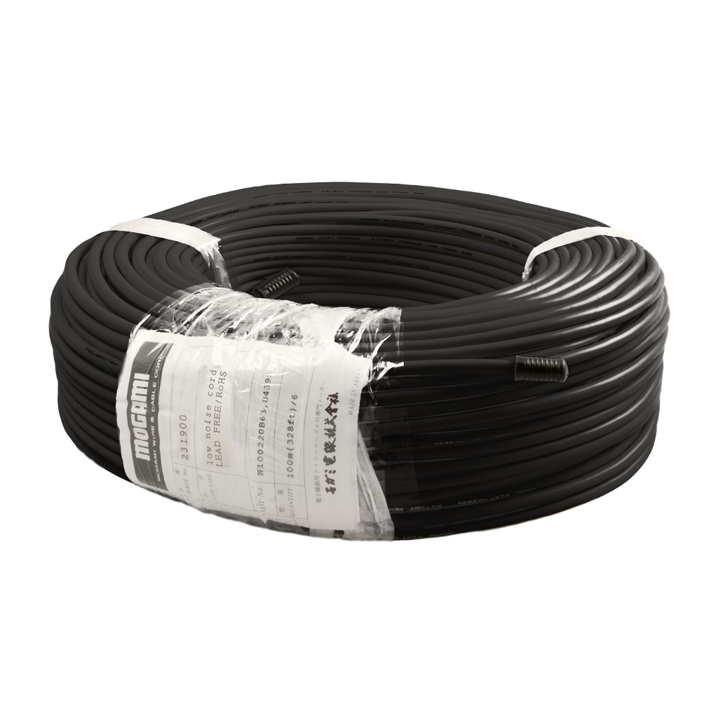 สายสัญญาณ UNBALANCED MOGAMI 2319 MINIATURE  INSTRUMENT CABLE (ความยาว 100 เมตร)