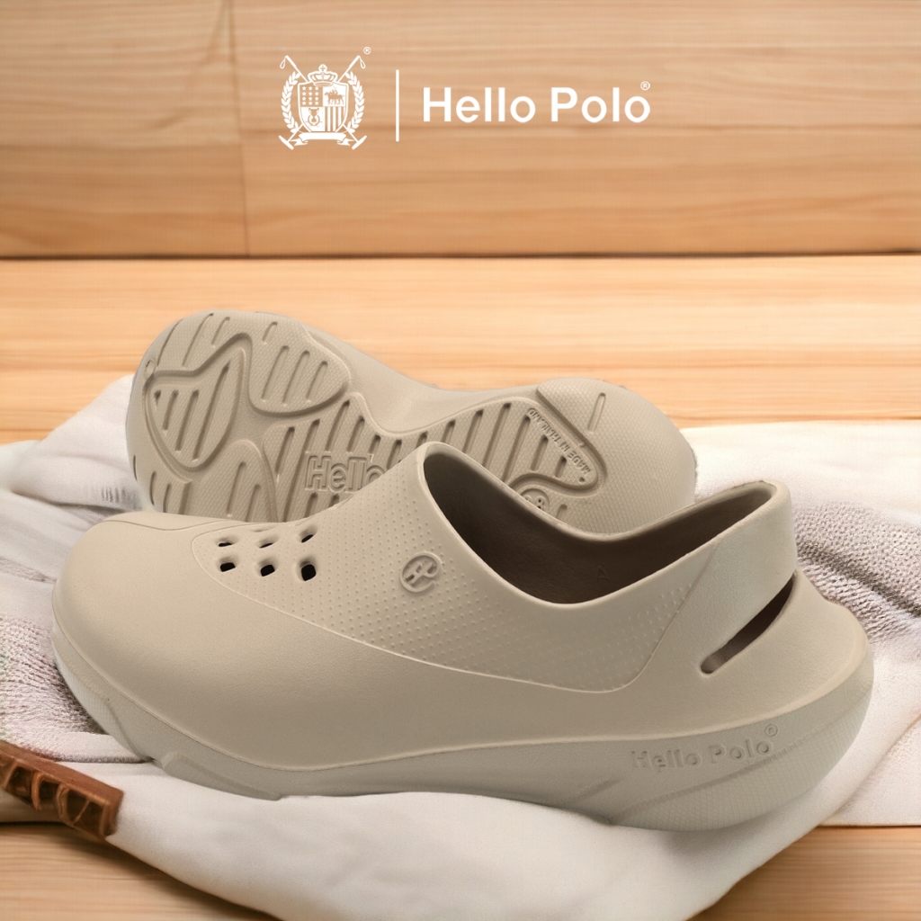 [New product] Hello Polo รองเท้าแตะลำลอง รองเท้าแบบสวม Unisex แฟชั่น รุ่น HP8024 Size 36 - 45