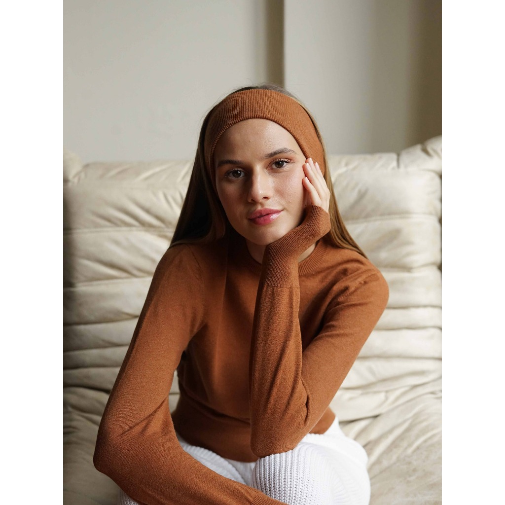 knitCircle - Basic KNIT PULL-OVER (3 สี) เสื้อไหมพรมแขนยาว ใส่ได้ 2 แบบ_KNIT103