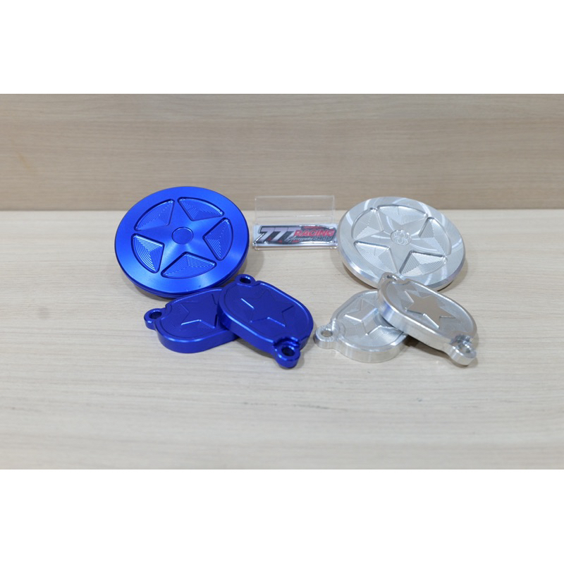 ฝาครอบโซ่ราวลิ้น + ฝาวาว W-125 s / r / บังลม