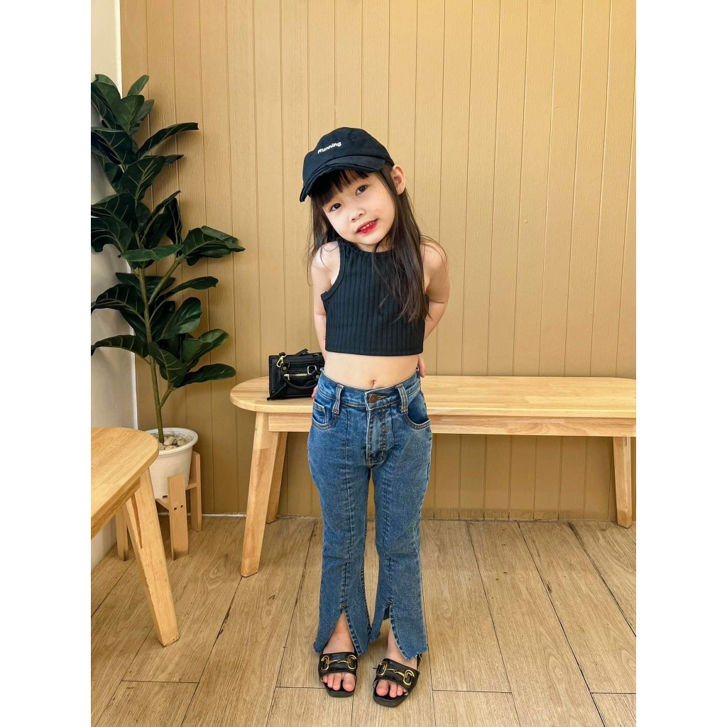 กางเกงยีนส์เด็ก ผ้ายืด ยีนส์ขาม้า พร้อมส่ง แม่+ลูก ค่ะ (A002)