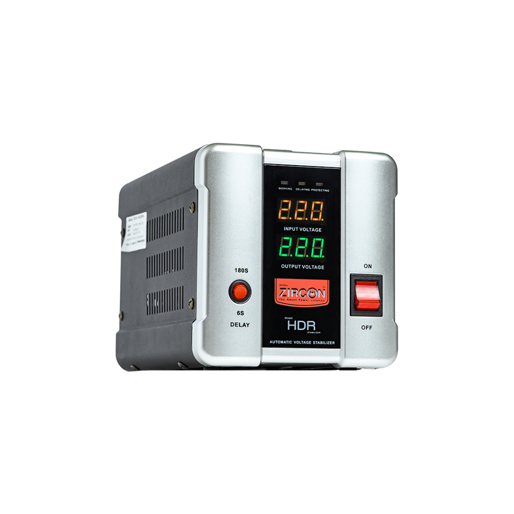 ZIRCON เครื่องปรับแรงดันไฟฟ้าอัตโนมัติ Automatic Voltage Stabilizer (AVS) รุ่น HDR 2000VA/1600W ราคา ถูกที่สุด ดีลบีเคเค แกลเลอรีภาพที่ 5