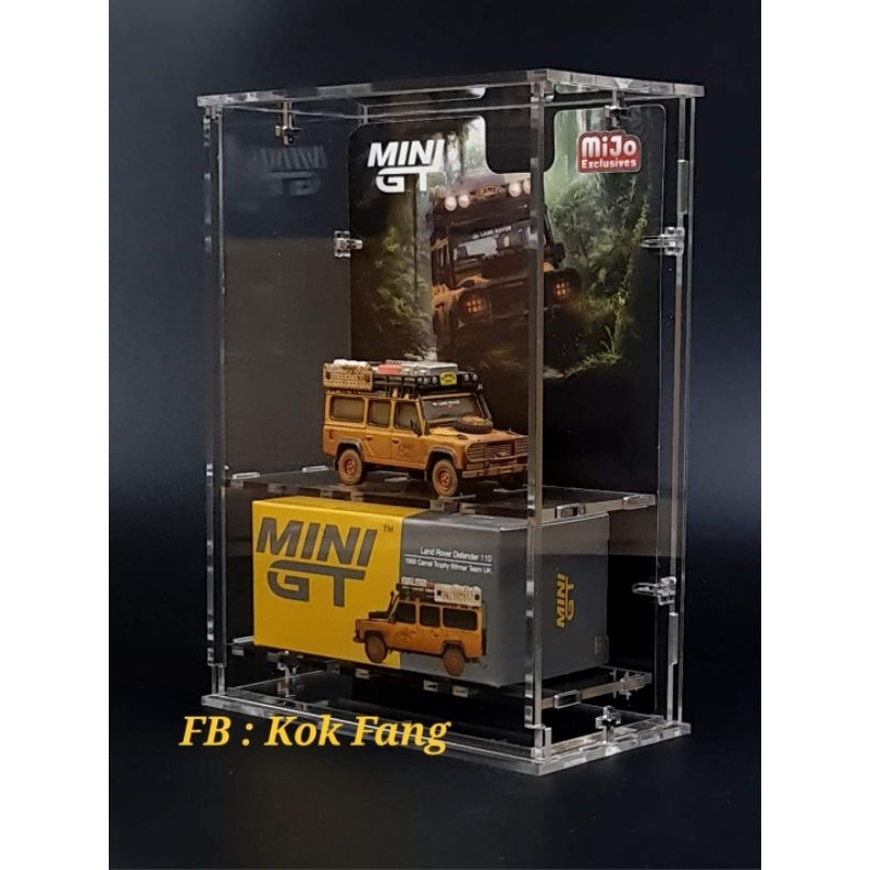 กล่องอะคริลิคโชว์รถ Mini GT พร้อมโชว์แพ๊ค