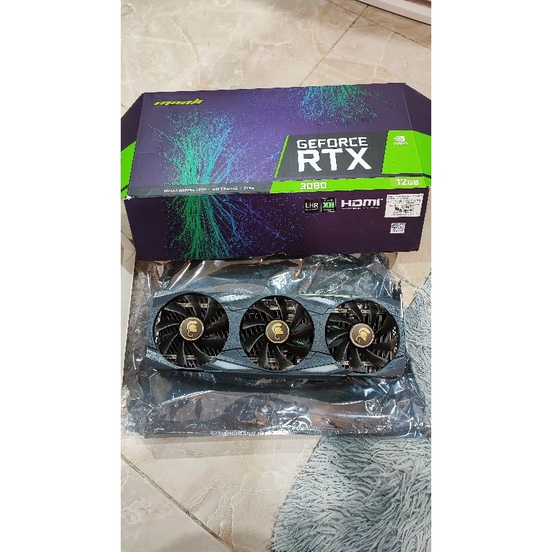 RTX3080Manli 12GB มือสอง ประกัน22/02/68