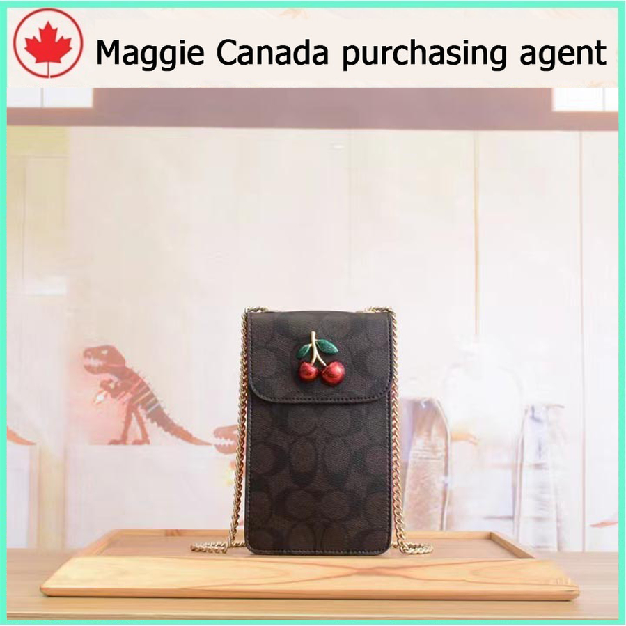 #Maggie Canada# coach (กระเป๋าผู้หญิง) &gt;(กระเป๋าสะพายข้าง)  Mini Bag Mobile Wallet
