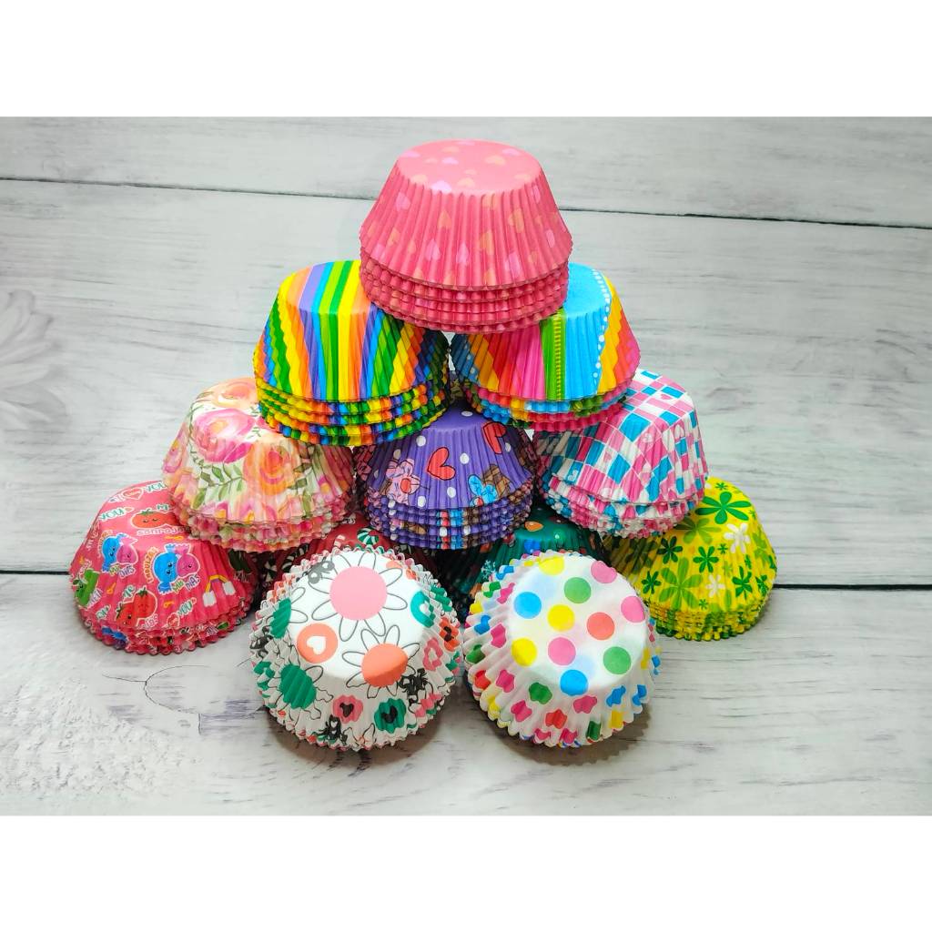 พร้อมส่ง ถ้วยกระดาษ 3219 แพ็คประมาณ100ใบ(40กรัม) ก้น 5CM