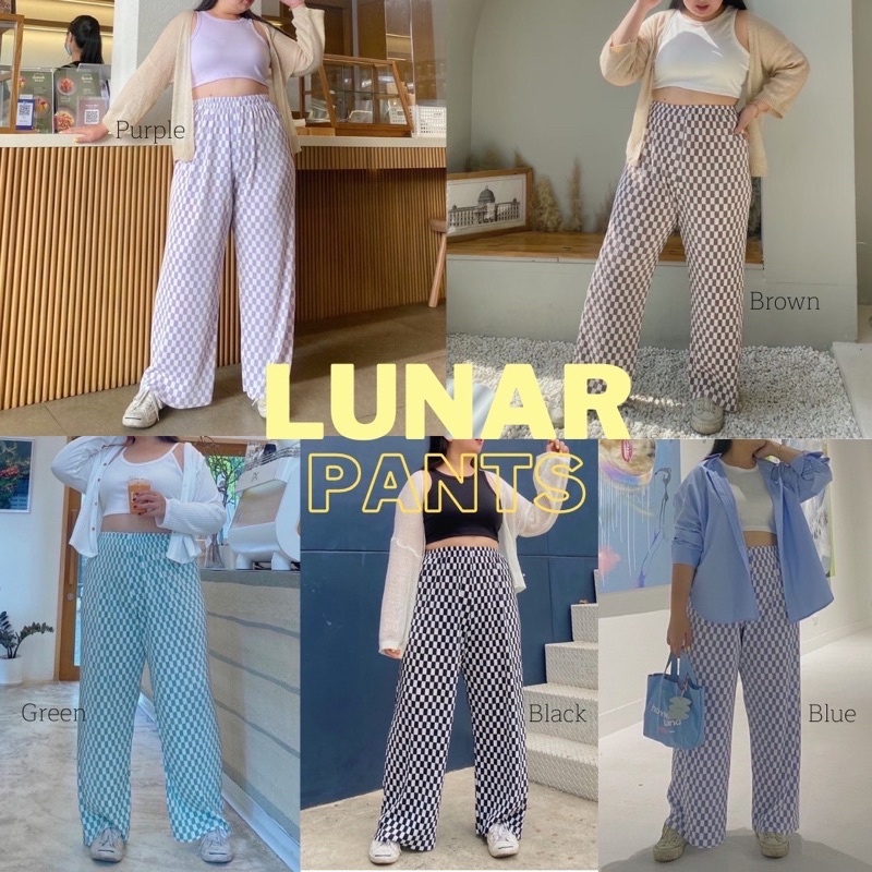 กางเกงผ้าพลีท 11 สี  / Lunar pants