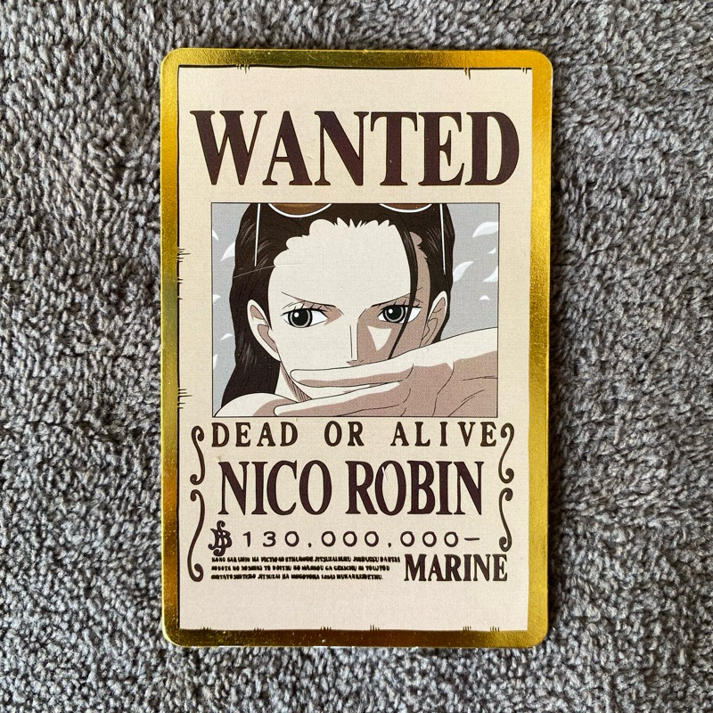 การ์ดวันพีช One Piece - Nico Robin