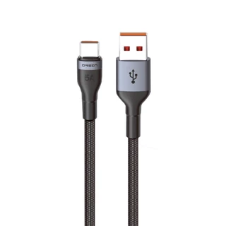 Eloop S7 สายชาร์จ Type C 5A ความยาว 1 เมตร รองรับถ่ายโอนข้อมูล วัสดุไนลอนถัก แข็งแรง ทนทาน