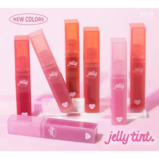 [SALE Exp: 2027.01] 4U2 ลิปทินท์เนื้อเยลลี่ JELLY TINT 4g สีสวยชัด ติดทน ปากไม่ซีด