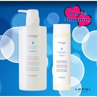 Lebel Viege Shampoo 240/600 ml แชมพูสำหรับผู้มีปัญหาหนังศีรษ…
