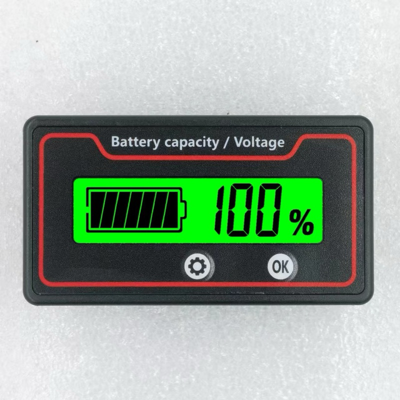 DC volt meter วัดแบตเตอรี่ วัดเปอร์เซ็นต์แบต ตั้งค่าได้