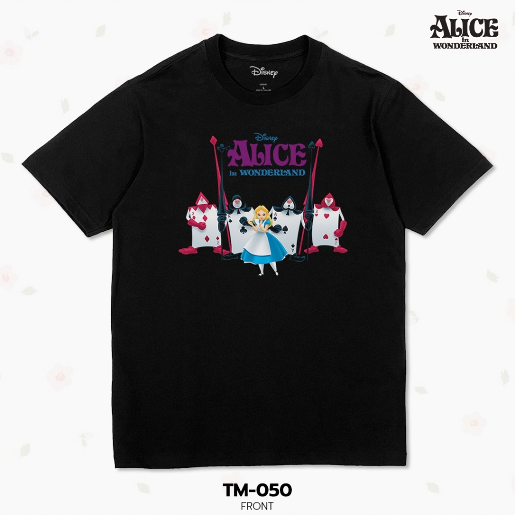 Power 7 Shop เสื้อยืดการ์ตูน "Alice in Wonderland" คอลเลคชั่น "Disney Classics" (TM-050)