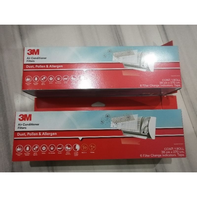 3M Filtrete™ แผ่นดักจับสิ่งแปลกปลอมฝุ่นในอากาศ pm 2.5  38 cmx270cm  ของมีน้อย 1 แถม 1